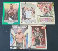 2022 Panini Prizm UFC MMA INSERTS with Prizms You Pick the Card - READ