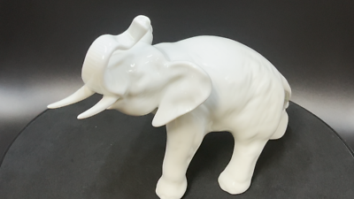 Amazing Vintage Capodimonte Porcelain Elephant made in Italy | eBay