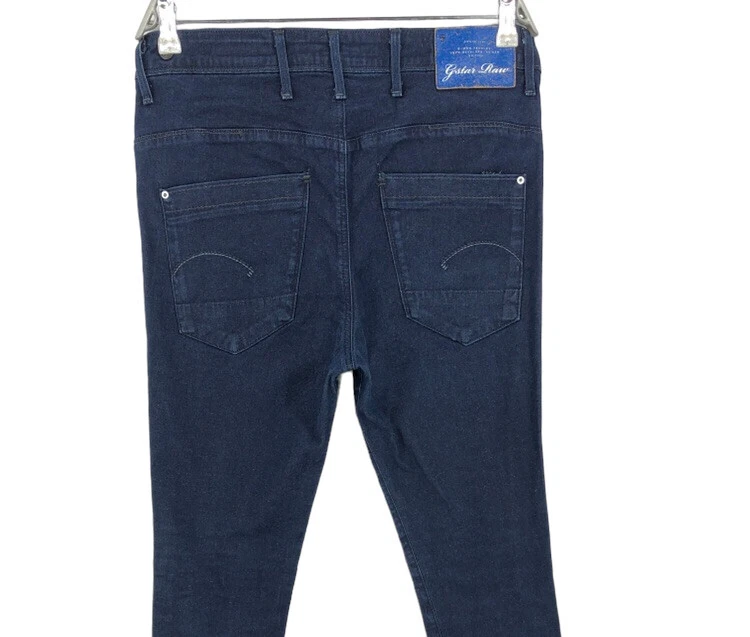 G-STAR Damen 3301 Skinny Slim Fit Stretch Blau Jeans Größe W32 L30 - Bild 4 von 4