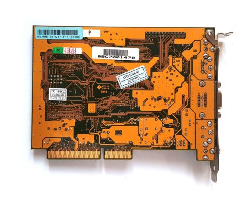 ASUS AGP V3000 Nvidia Riva 128 2x AGP 4MB video card Retrogaming - Picture 3 of 3