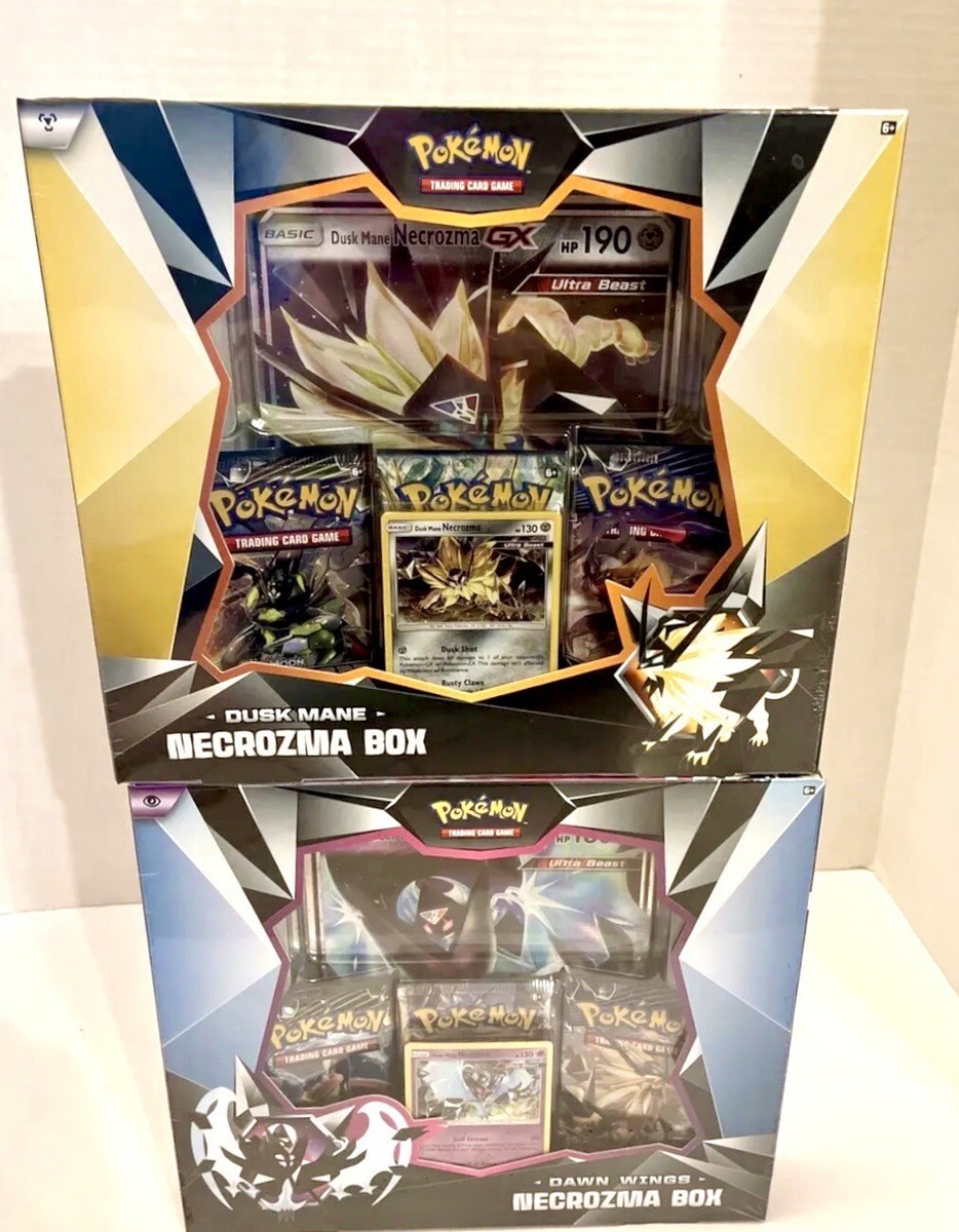 Pokémon TCG: Dawn Wings and Dusk Mane Necrozma Boxes (New Factory
