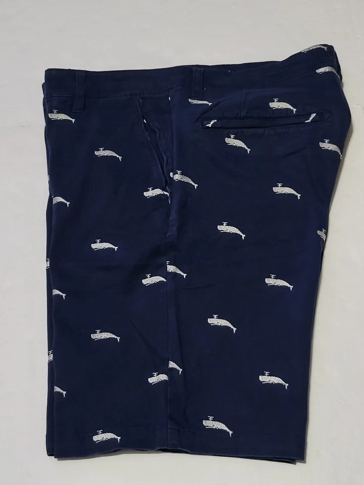 FIVE FOUR - PANTALÓN CORTO HOMBRE TALLA 34 AZUL ALGODÓN CORTE CLÁSICO Foto 3 de 4