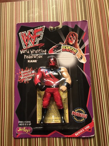 KANE - WWE WWF JUST TOYS Series 8 1998 Bend ems 5
