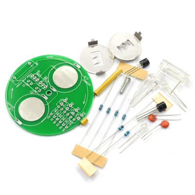 LED gyro kit DIY making table top rotating color lights welding skills practice