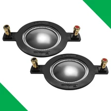 (2) 2" TITANIUM REPLACEMENT DIAPHRAGM TIMPANO TPT-RPDH2000 CAR PRO AUDIO - PAIR