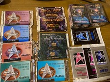 Huge Lot of Sealed Star Trek TV Shows Trading Cards