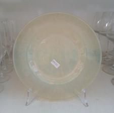 Piatto Dessert Effetre Murano Giallo Opalino Cm 20