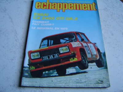 Auspuff 127 Citroen CX 2400 GTI Dynam Behra R5 Alpine SRT Produktion