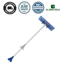 Escoba Removedor De Nieve Para Carro Auto 2 En 1 18 Pulgadas Con Mango Largo