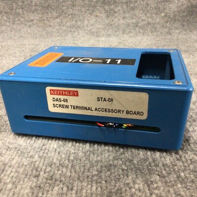 Keithley STA-08 Screw  Terminal Accessory Board Used