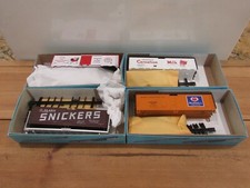 HO Scale Athearn 4 Asssorted Freight Cars Kits Lot 1649