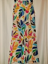 Tabitha Brown X Target Botanical Palm Print Cover Up Pants Size XS NWT