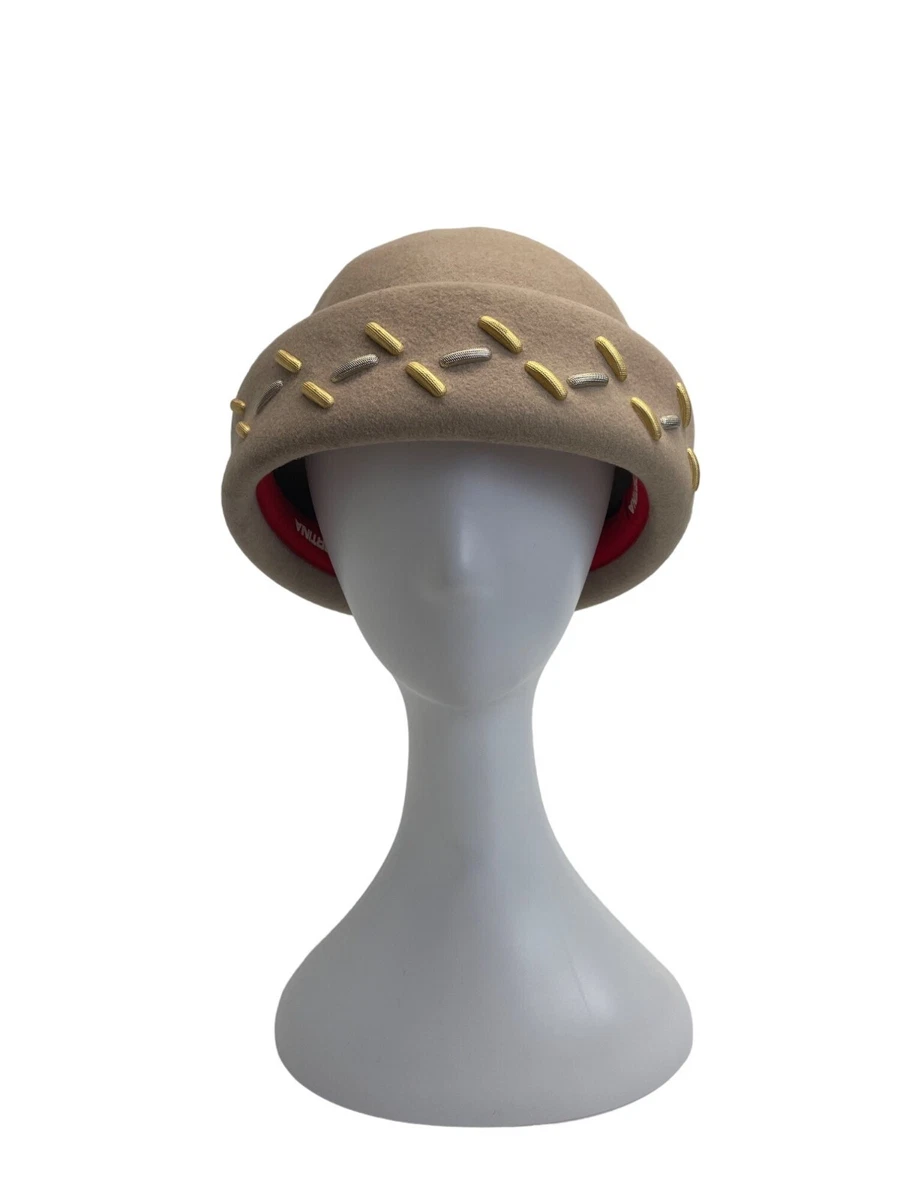 Importina Bollman Hat Co. Women Doeskin Felt Wool Cloche  display picture 1