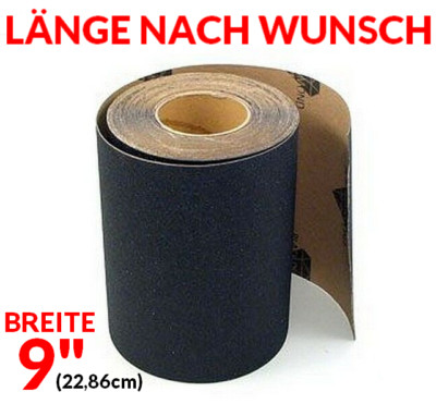 BLACK DIAMOND Skateboard Griptape 9''  LÄNGE FREI WÄHLBAR > + Longboard, Cruiser