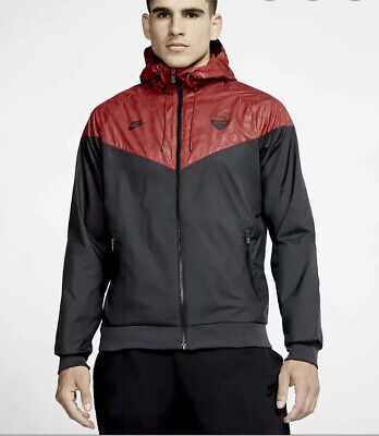 Mens Nike AS Roma Jacket CI1321 014 Football Windrunner Mens Nike AS Roma Jacket CI1321 014 Football Windrunner