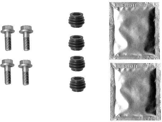 Hella 8DZ 355 201-601 ZubehöRsatz, Bremssattel FüR Honda MG Rover Toyota-image