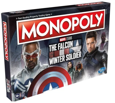 Marvel Monopoly The Falcon and The Winter Soldier Edition Captain Amerika Brave - Bild 1 von 2