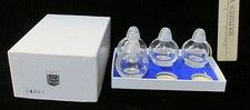 Vintage 2 Sets Irving W Rice Glass Salt & Pepper Shakers Item E450 Made In USA