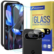  2 2Pk ArmorSuit Google Pixel 9 Pro XL Tempered Glass Screen  Camera protector
