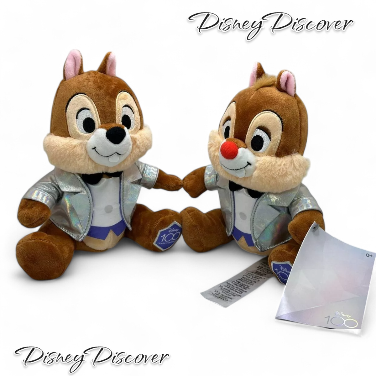 Disney Platinum D100 100 Years Wonder Anniversary Chip & Dale