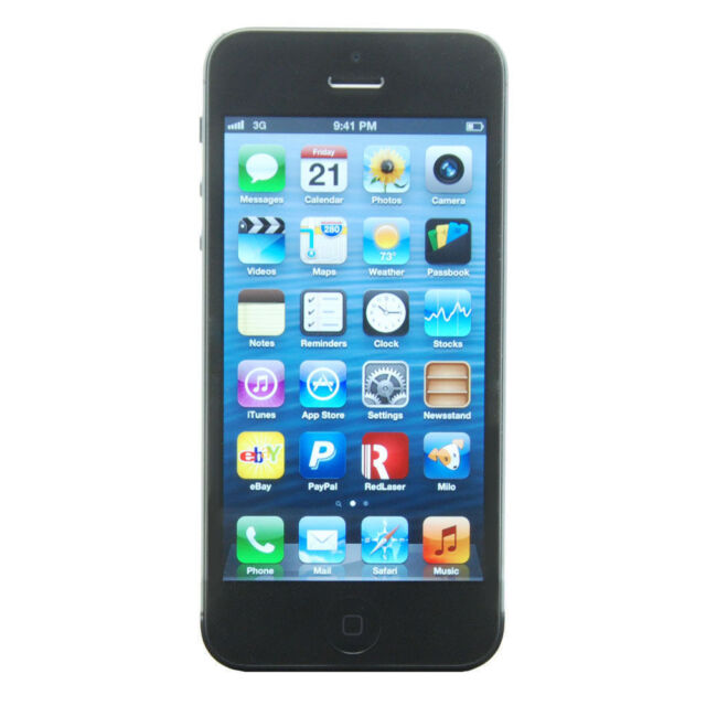 Bedrog leider gebroken Apple iPhone 5 - 64GB - Black & Slate (Unlocked) A1429 (CDMA + GSM) for  sale online | eBay