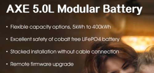 Growatt AXE LV 5.0L 5kwh Modular Battery with Cable and Base - Picture 2 of 10