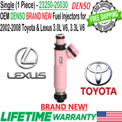 Brand New OEM DENSO Single Unit Fuel Injector For 2002-2003 Lexus ES300 3.0L V6