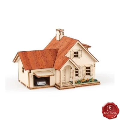 Youngmodeler 3D Wooden Model Kit DIY Provence House Self-Assembly Craft Kit - Image 1 of 4