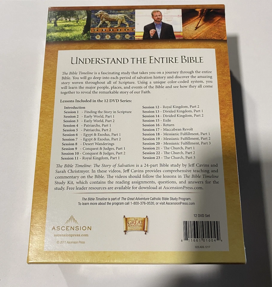 The Bible Timeline The Story of Salvation 12 DVD Set Complete Series - Image 2 of 3