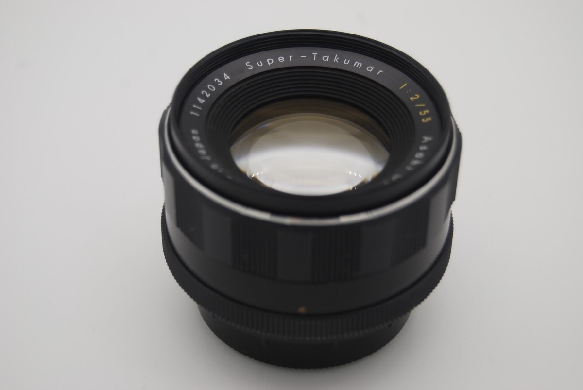 Asahi Pentax Super-Takumar 55mm F2 Standard Lens M42 Mount from