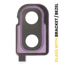 Back Camera Lens With Bracket / Bezel For Samsung Galaxy Z Flip 4G F700 / Z Fl