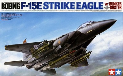 Tamiya 60312 F-15E Strike Eagle with Bunker Buster 1/32 Scale Plastic Model Kit