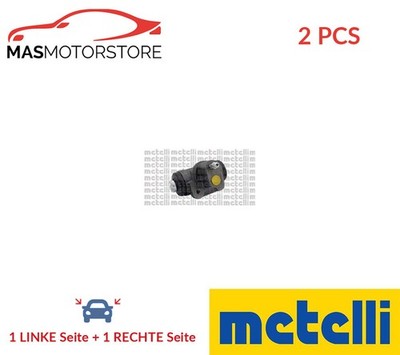 RADBREMSZYLINDER TROMMELBREMSE PAAR METELLI 04-0814 2PCS A FÜR VAUXHALL