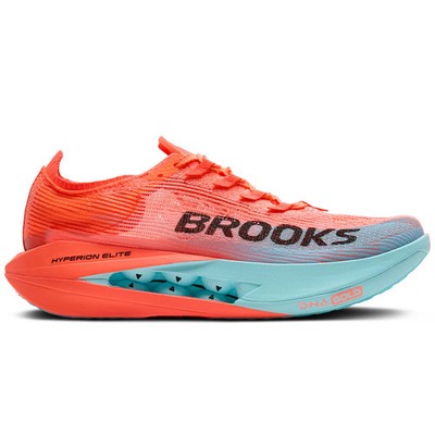 Women's Brooks Hyperion Elite 5, Pink Clay/Atomizer Blue, 9 B Medium US