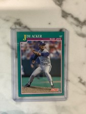 SCORE 1991 Score Jim Acker #122 Toronto Blue Jays Baseball Card