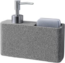 Kitchen Soap Dispenser with Sponge Holder for Kitchen Sink, Hand Soap Pump 