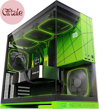 M5 Tempered Glass Mid Tower, E-ATX/ATX Gaming Case, 1.2Mm Steel, Type C, Toolles