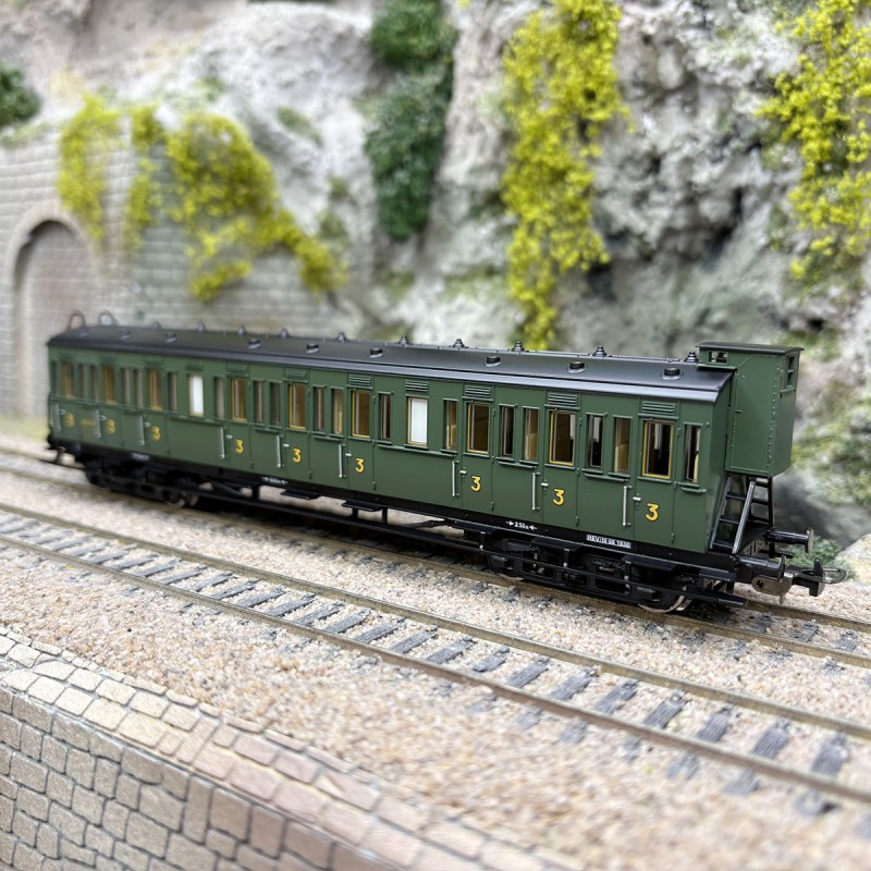 Voiture SNCF N°11059 wagon compartiment PIKO 53337 echelle HO
