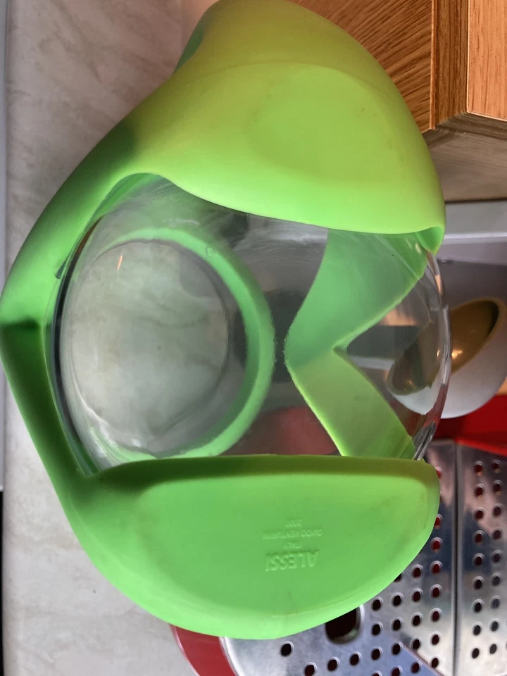 Alessi Alien Lime Green Inka Coffee Cafetière French Press Great Condition - Image 2 of 4