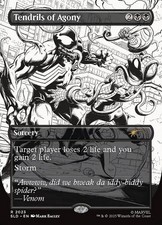 MtG x Marvel - Tendrils of Agony (Venom B/W Variant) - *Foil*