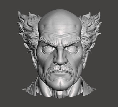 Heihachi Mishima Headphone Holder - Tekken Headset Stand - Gift for Gamer Dad