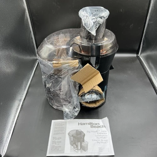 Hamilton Beach Juicer Big Mouth 3” Feed Juice Extractor 800W 67601A NEW OPEN BOX