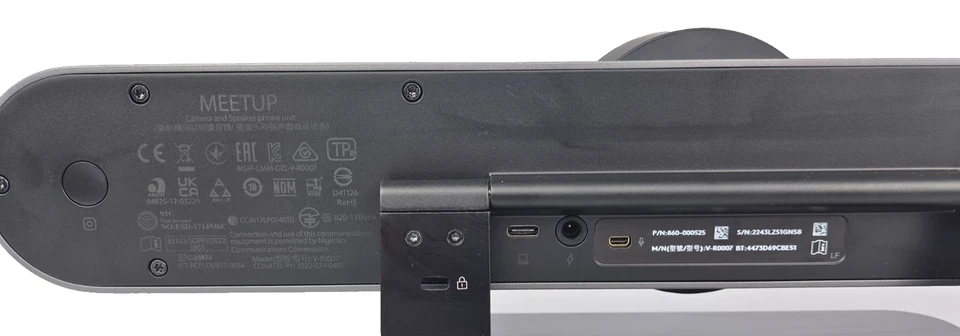 Logitech MeetUp 4K-Webcam,Pixel Piedistallo,3840 x 2160,Klemm-Halterung + Cavo - Immagine 3 di 4