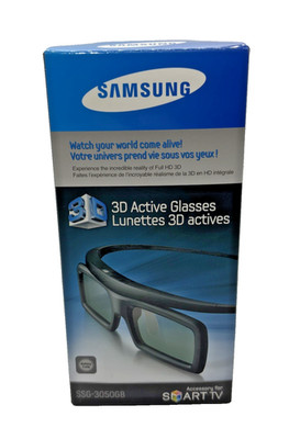 (1) Samsung 3D Active Glasses SSG-3050GB Smart TV Accessory Brand New Sealed OEM