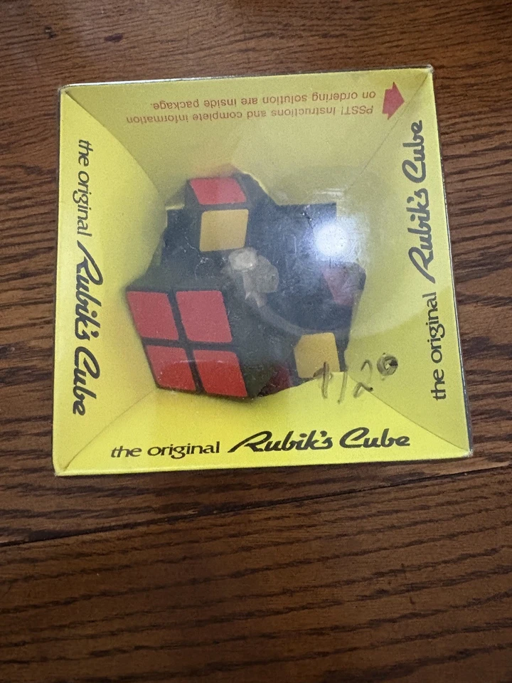 Vintage The Original Rubik's Cube Ideal Toy Corp 1980 2164-2 Factory Sealed - Image 3 of 4