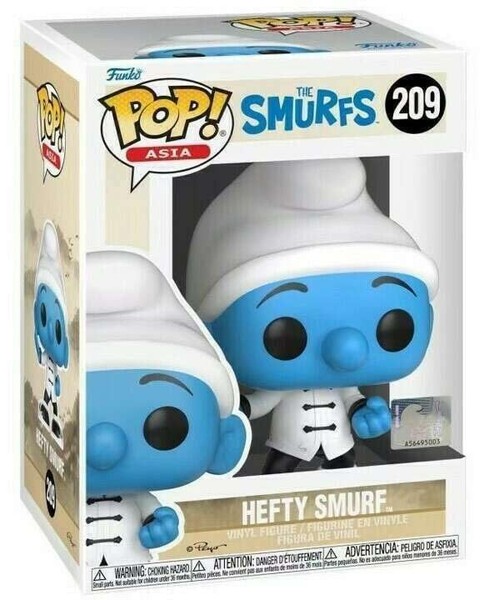 Funko The Smurfs Pop! Vinyl Figure Hefty Smurf Exclusive Edition 9 Cm NEU-image