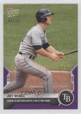 2021 Topps Now Purple 6/25 Joey Wendle #729 2f4