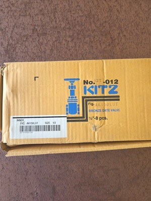 Kit No 42T-012.   1/2''  Bronze Gate Valve.  Lot Of 8