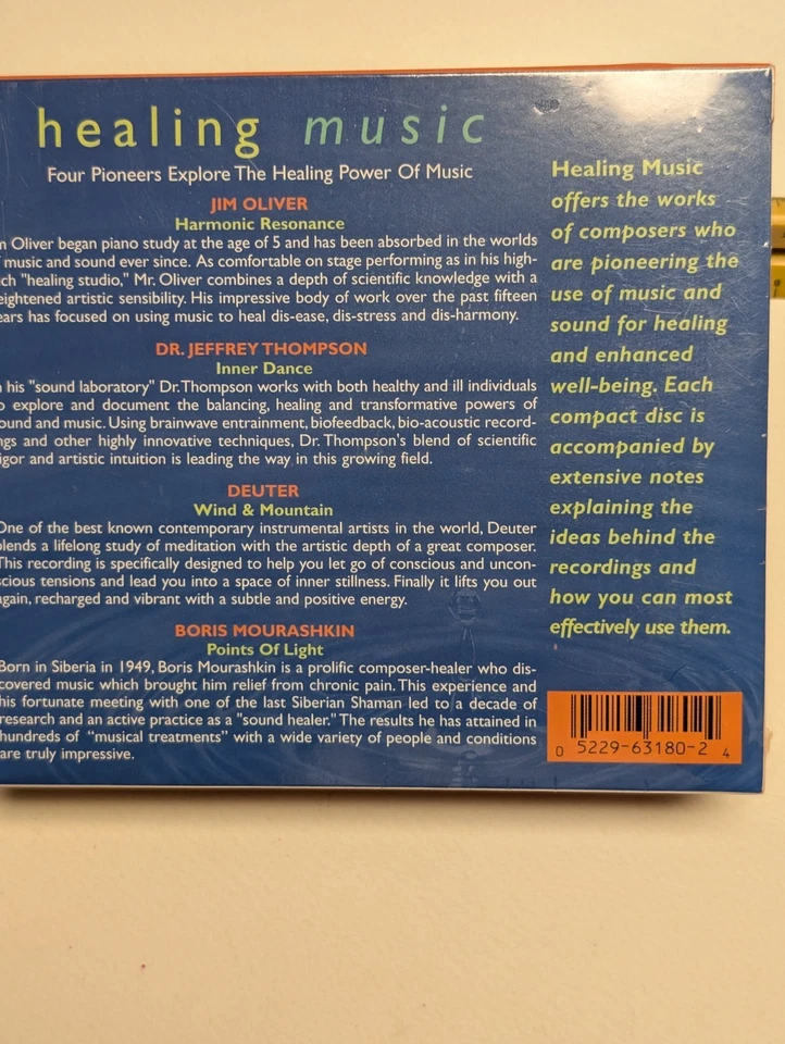 Healing Music: Four Pioneers Explore the Healing Power of Music 4x CD Box SEALED - Image 2 of 4