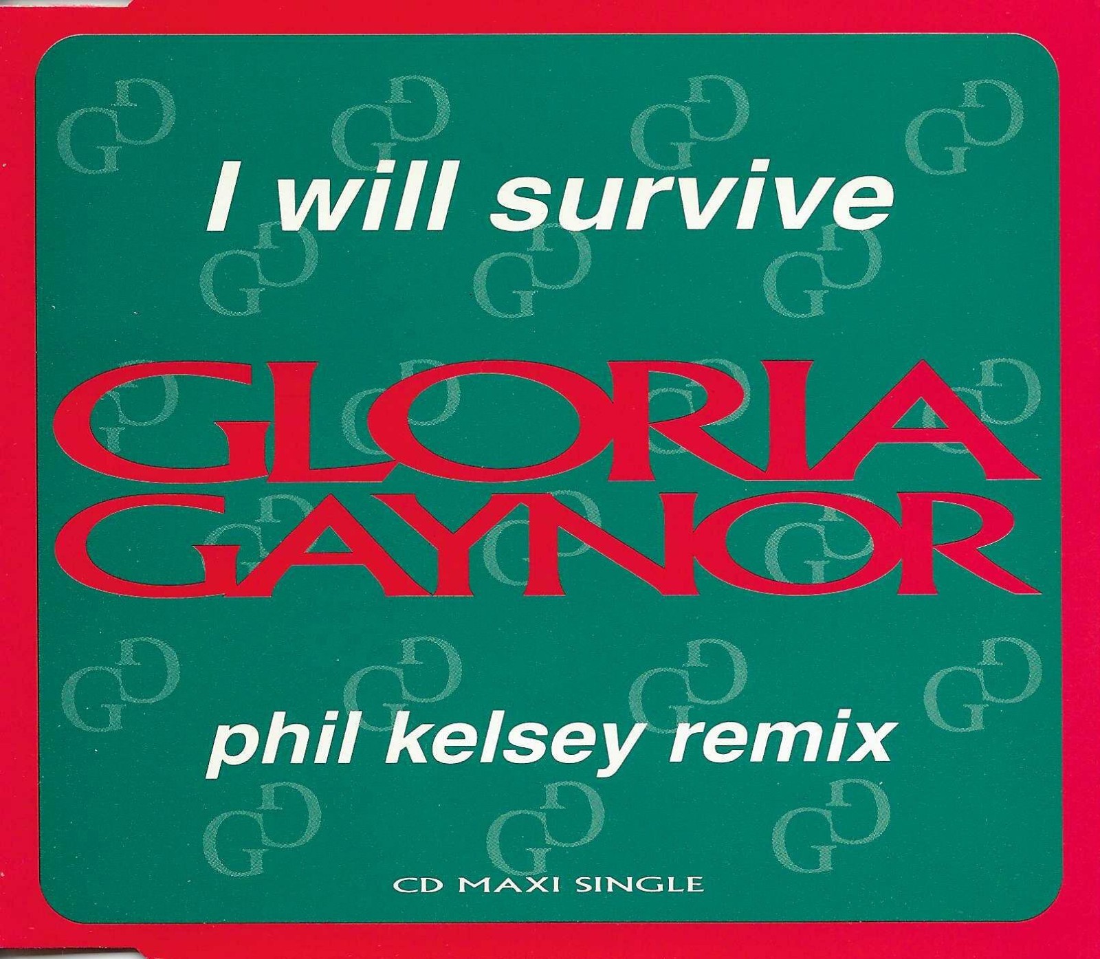 GLORIA GAYNOR I will Survive 5TRX Phil Kelsey MIXES 7 & 12 INCH CD single SEALED
